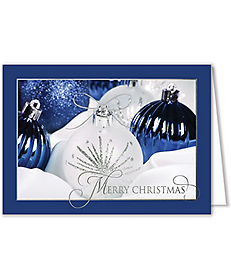Cards: Blue Ornament Holiday Card